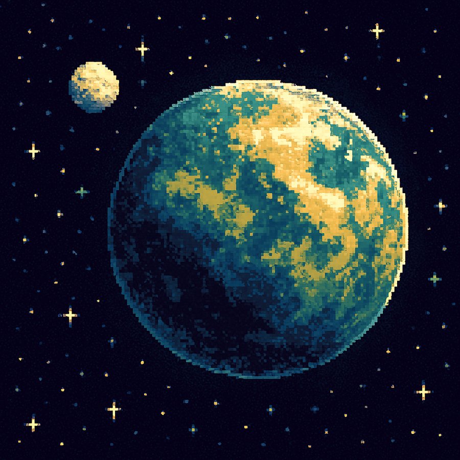 A planet under threat, viewed from the sector map